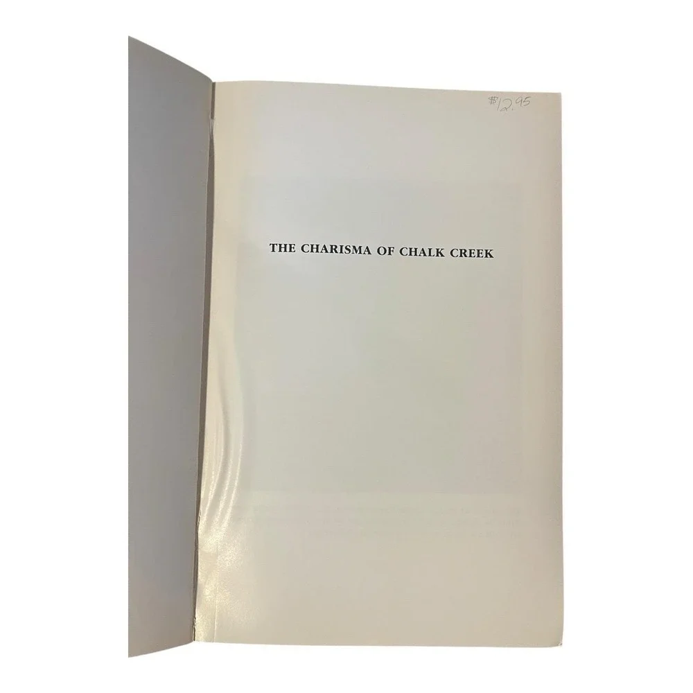 The Charisma Of Chalk Creek Signed Stella Hosmer Bailey Colorado History PB Book - Picture 4 of 7